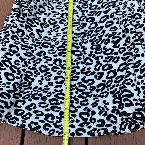 REBECCA TAYLOR SKATER CIRCLE SKIRT LEOPARD OCELOT - Picture 11 of 13